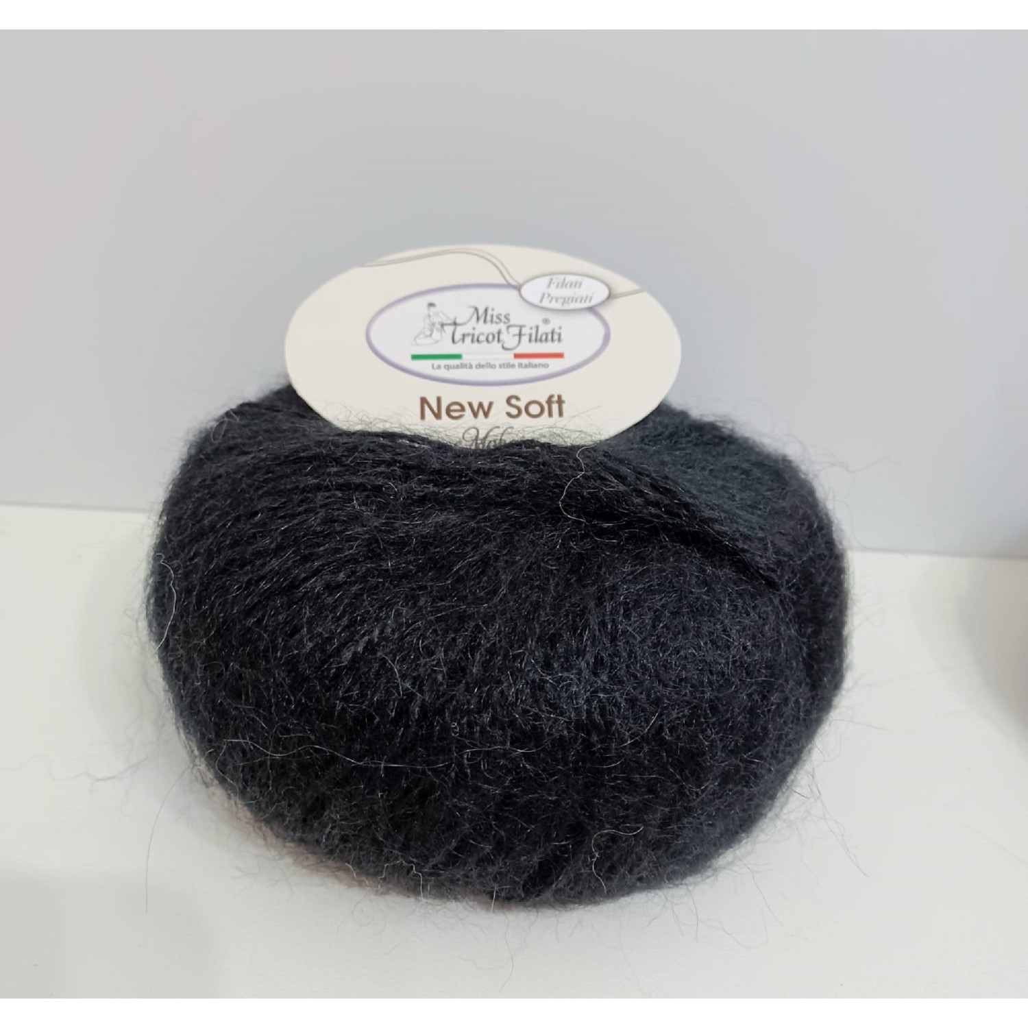 Gomitolo 25 gr. 100 mt. New Soft Mohair 50% mohair 50% acrilico Miss Tricot