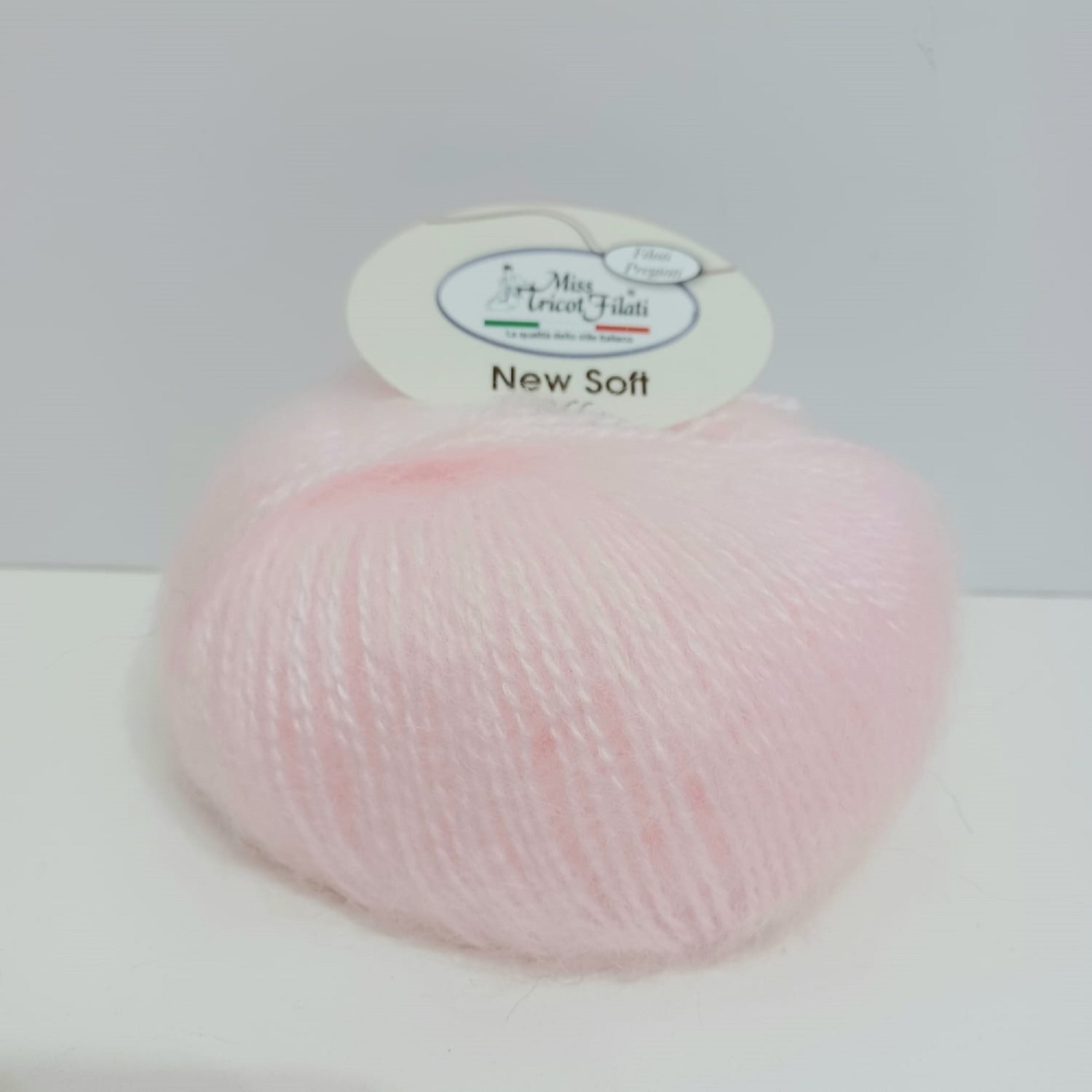 Gomitolo 25 gr. 100 mt. New Soft Mohair 50% mohair 50% acrilico Miss Tricot