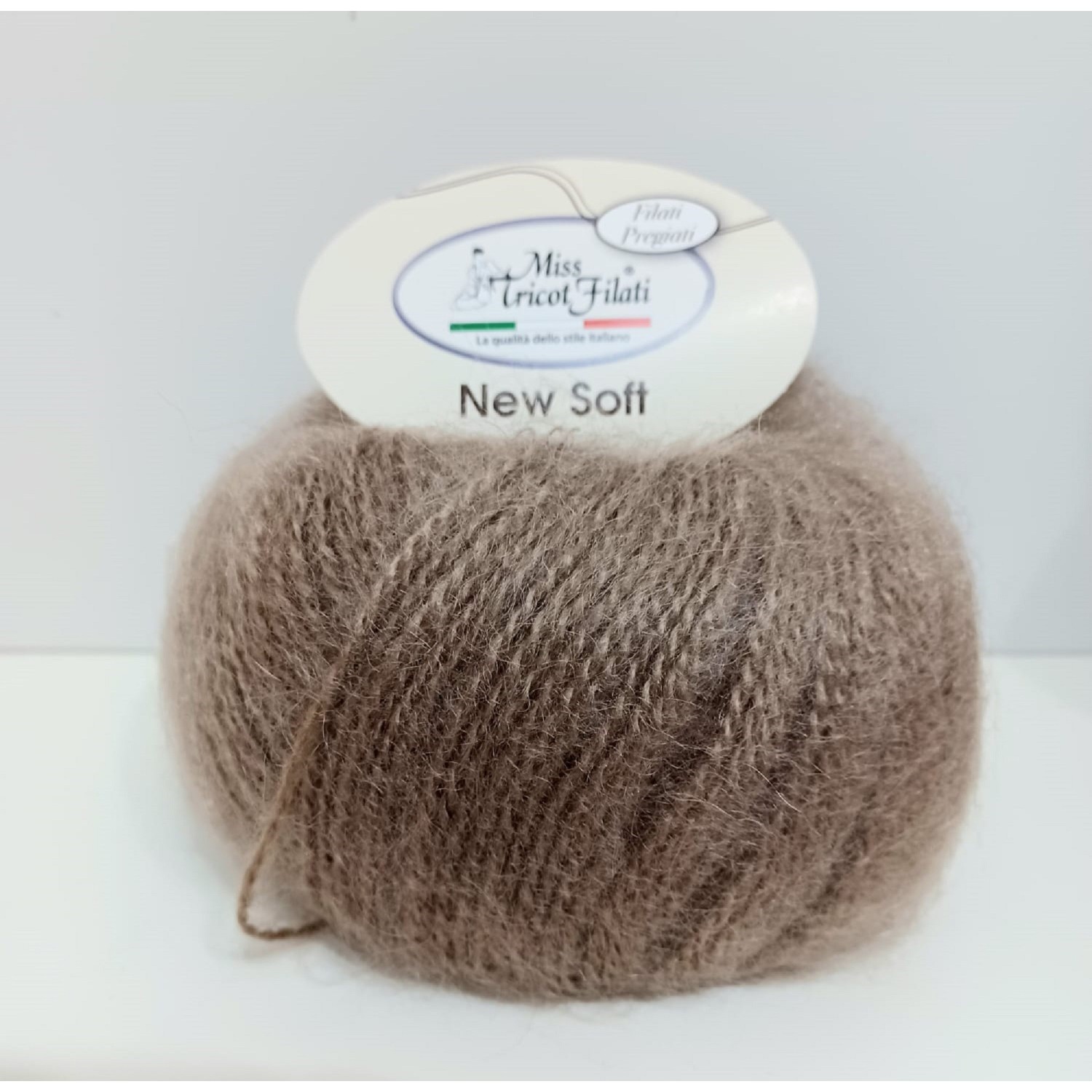 Gomitolo 25 gr. 100 mt. New Soft Mohair 50% mohair 50% acrilico Miss Tricot