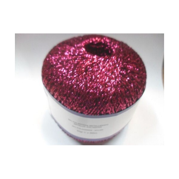 GOMITOLO FILO CATENELLA LAME' LUREX DELLA FB O BG DA 25GR.