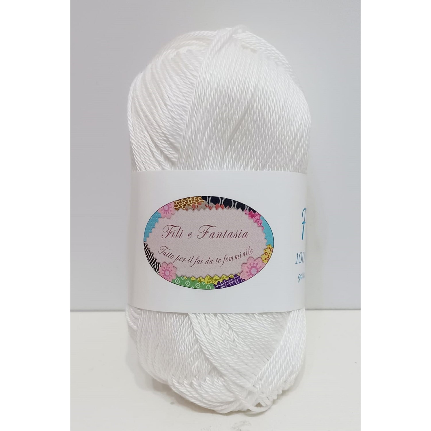 Gomitolo da 50 gr. "Furore" Fili e Fantasia 100% cotone gasato mercerizzato 125 mt. alta qualità (64 colori)