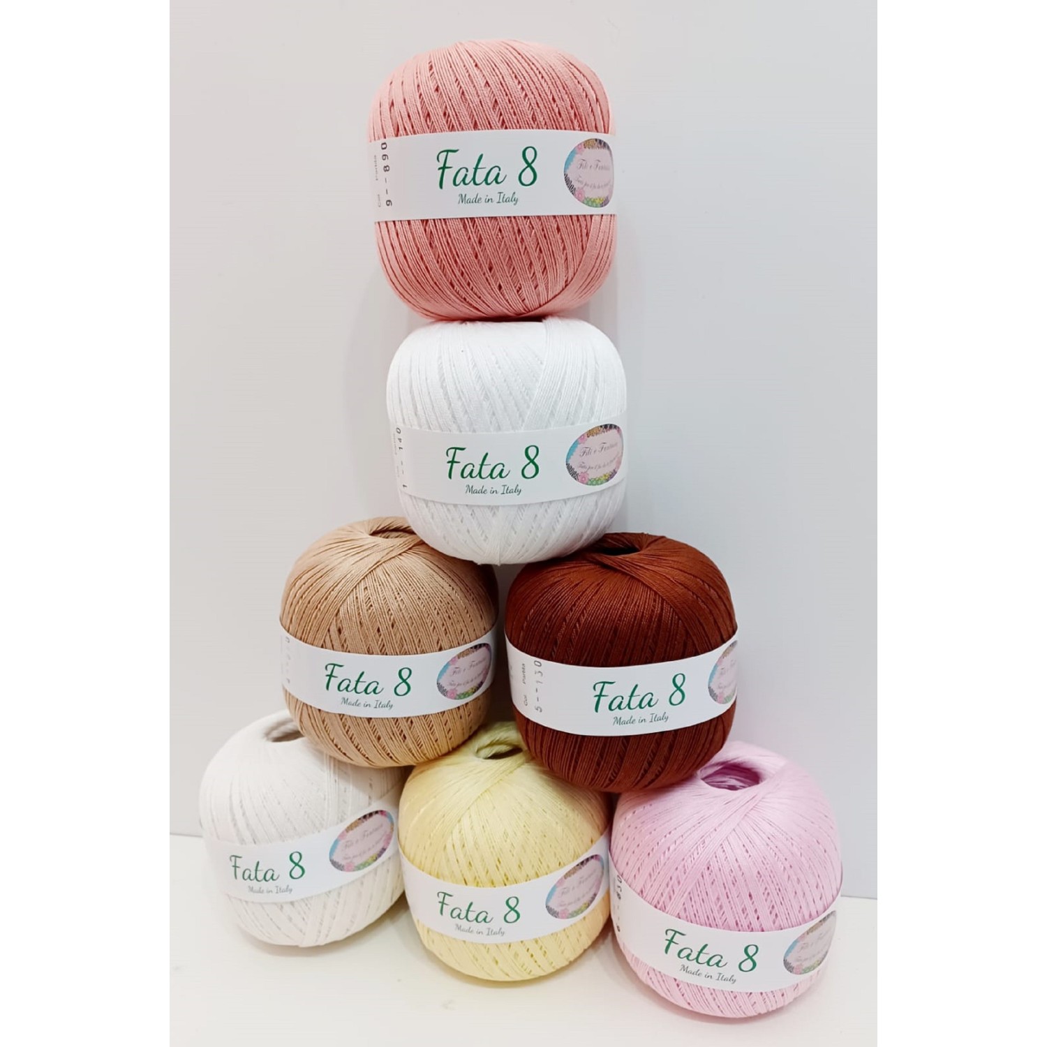 Gomitolo 100 gr. filo di scozia "Fili e Fantasia" Made in Italy alta qualità vari spessori 45 colori