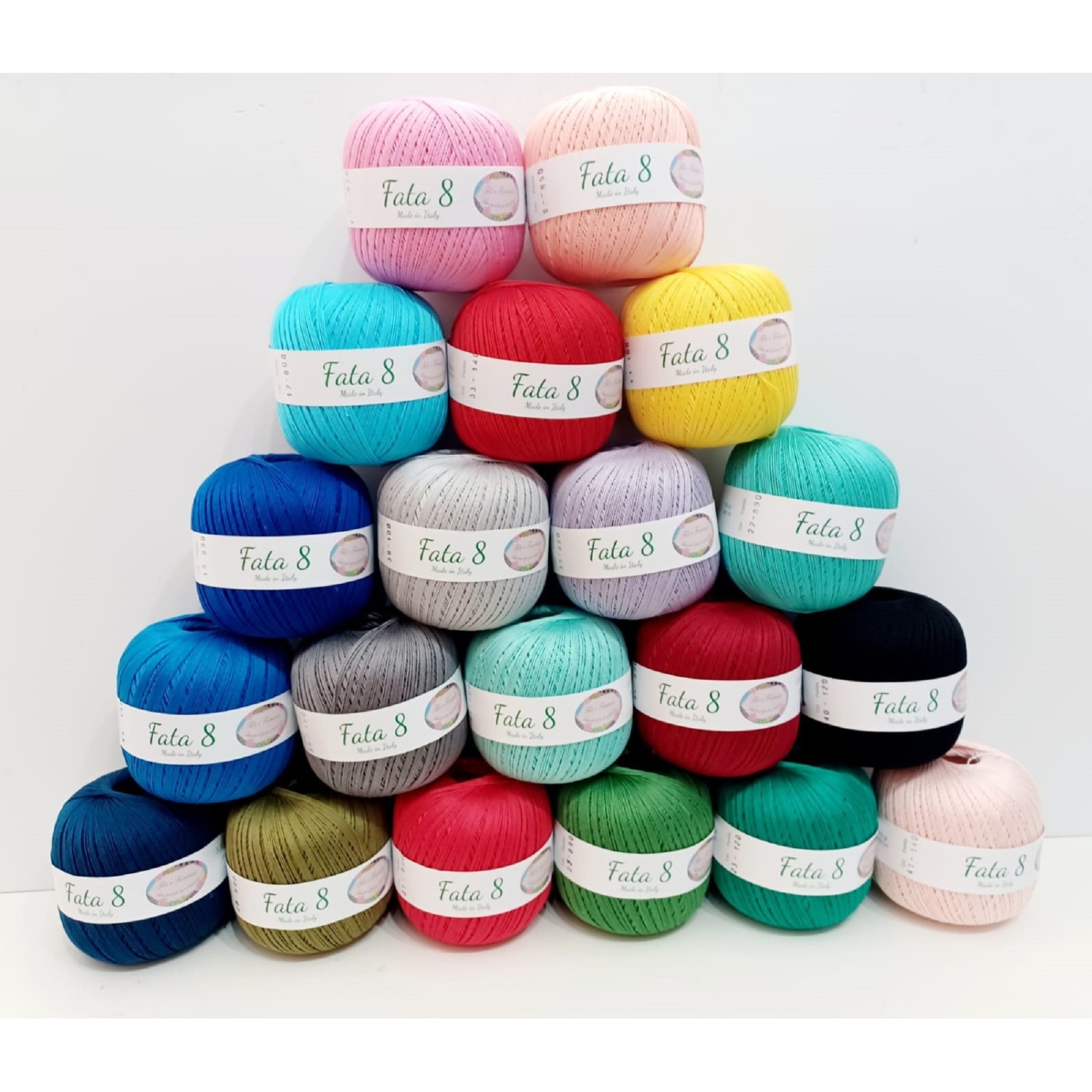 Gomitolo 100 gr. filo di scozia "Fili e Fantasia" Made in Italy alta qualità vari spessori 45 colori