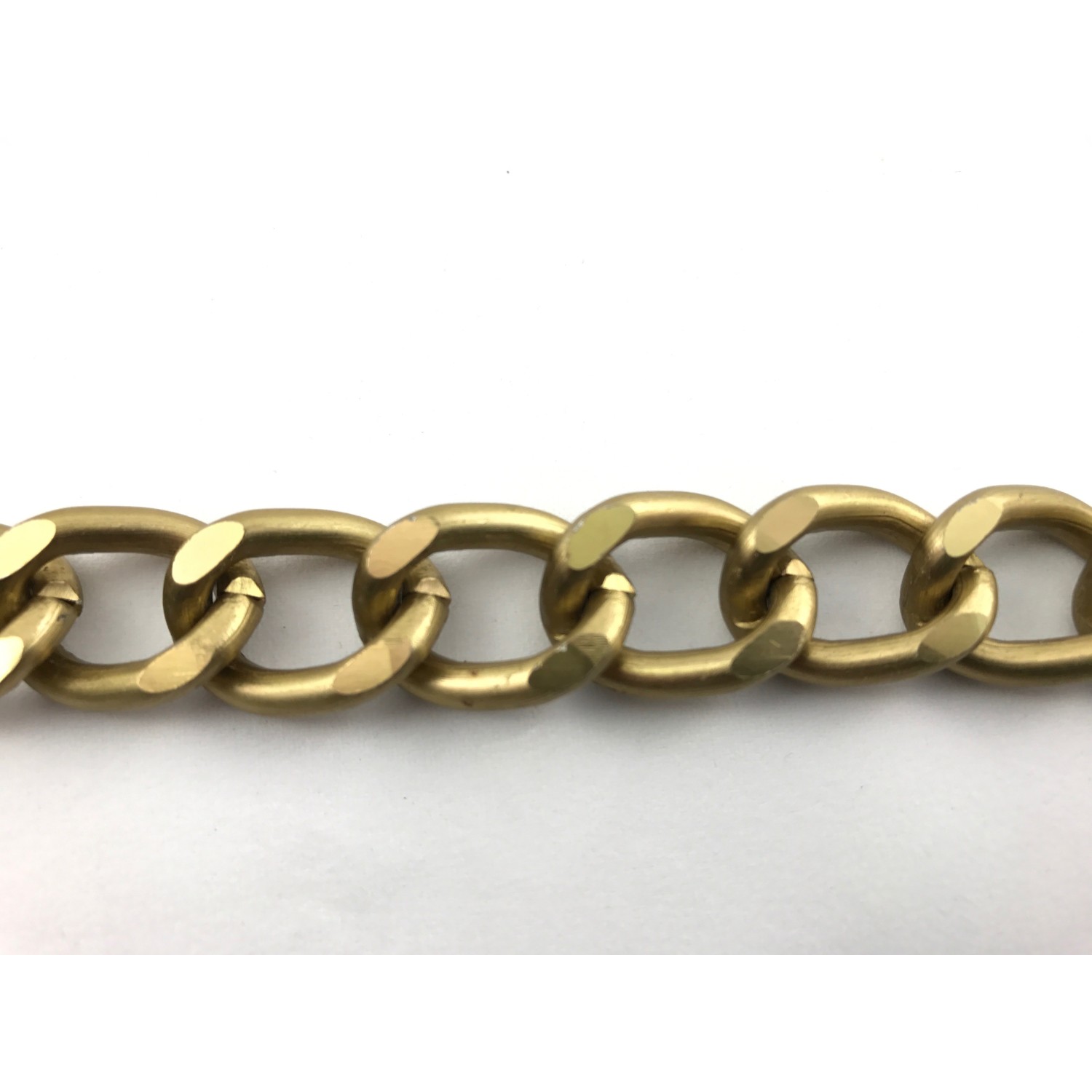 Catena metallo (1,5 cm.) art. 066 per decorazioni abbigliamento, borse, tracolle e varie 1 mt.