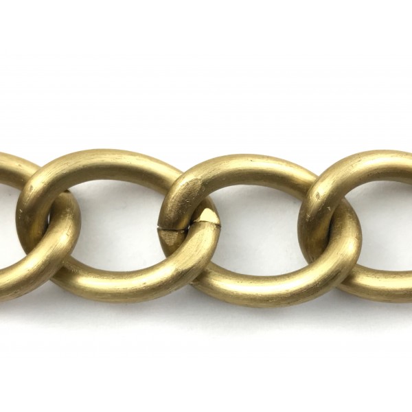 Catena metallo 2 cm. per decorazioni varie abbigliamento borse 1 mt.