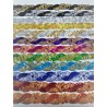 Novità passamaneria moda micropaillettes h. 40 mm. 1 metro vari colori