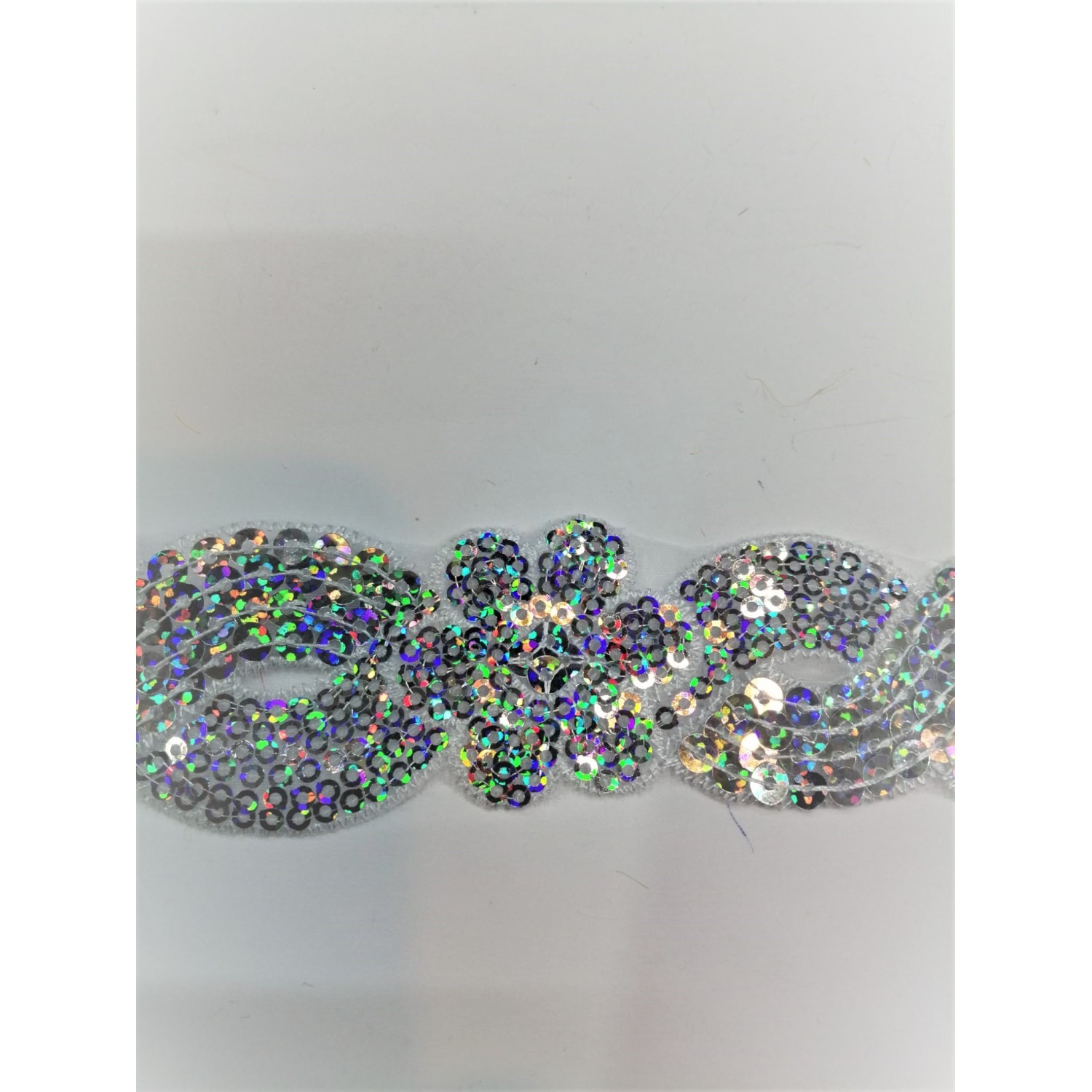 Novità passamaneria moda micropaillettes h. 40 mm. 1 metro vari colori