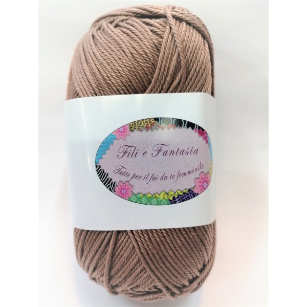 Gomitolo da 50 gr. "Furore" Fili e Fantasia 100% cotone gasato mercerizzato 125 mt. alta qualità (64 colori)