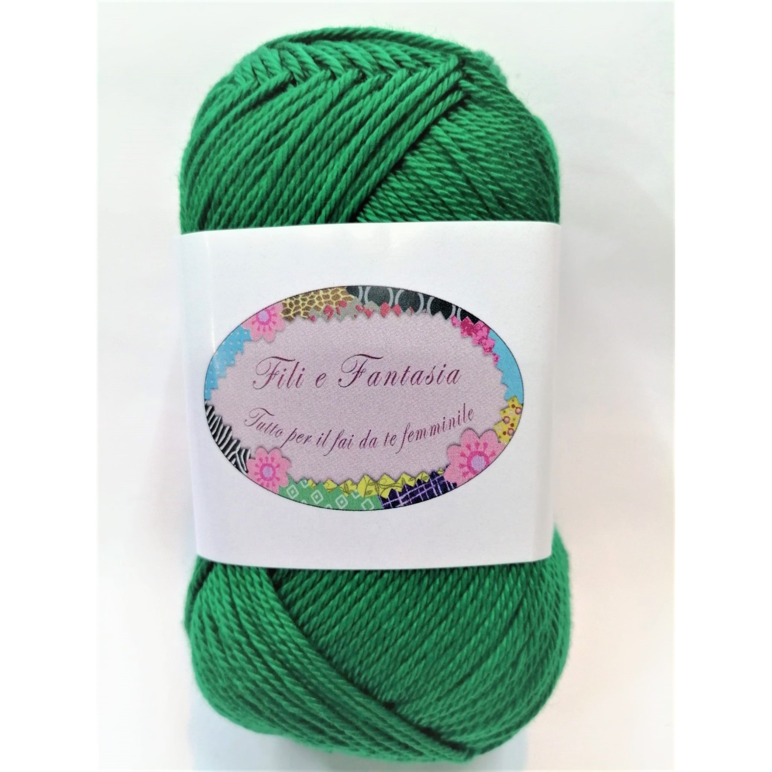 Gomitolo da 50 gr. "Furore" Fili e Fantasia 100% cotone gasato mercerizzato 125 mt. alta qualità (64 colori)