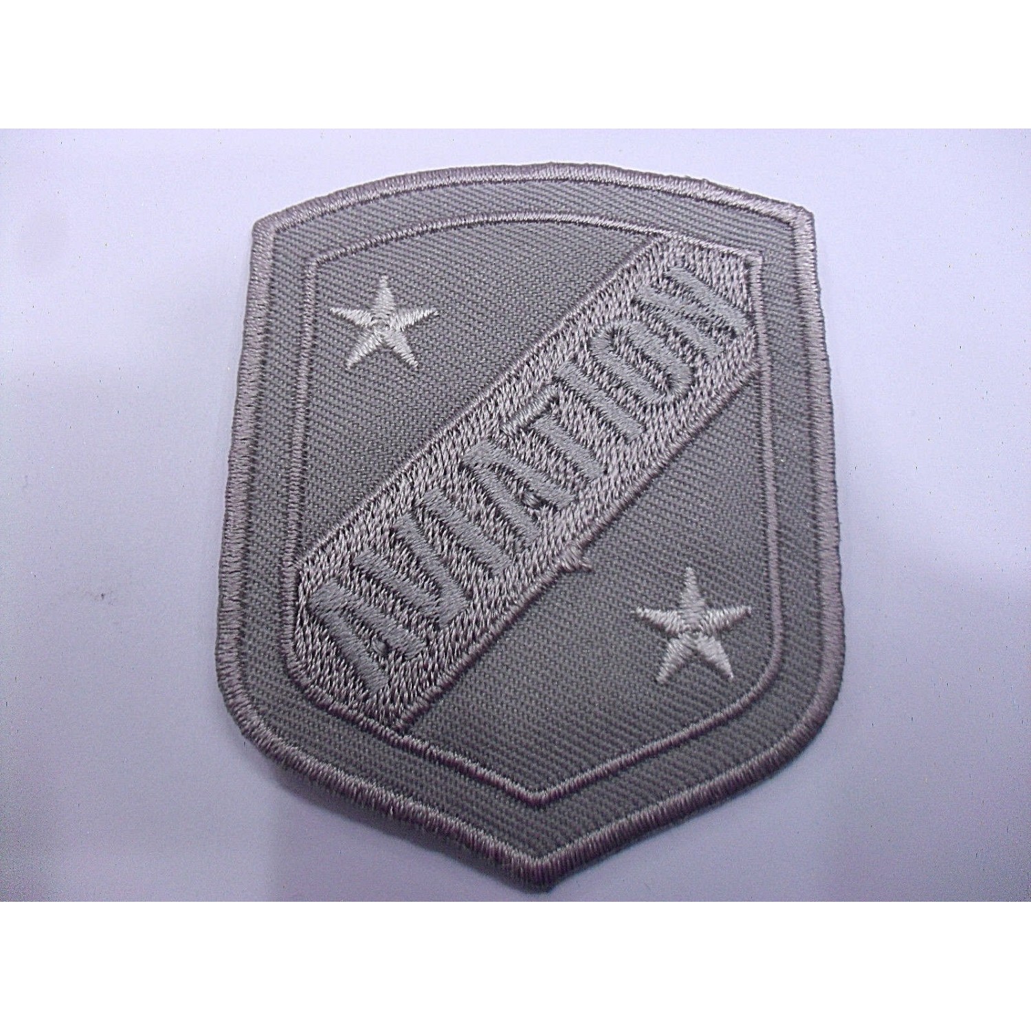 TOPPA PATCH SCUDO RICAMO SU TESSUTO "AVIATION" TERMOADESIVA O DA CUCIRE