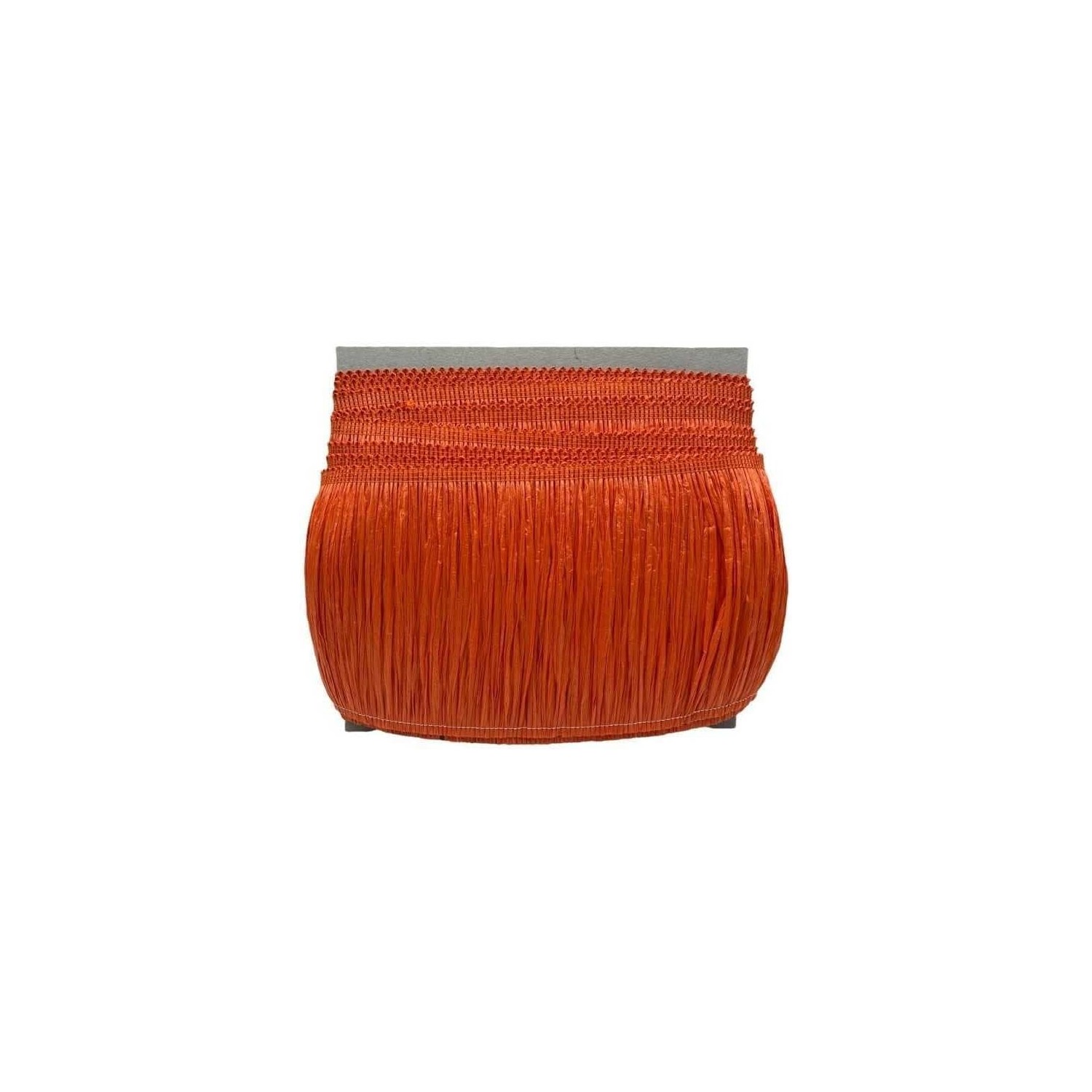 Passamaneria frangia in rafia altezza 15 cm. per decorazioni varie, taglio da 50 cm.