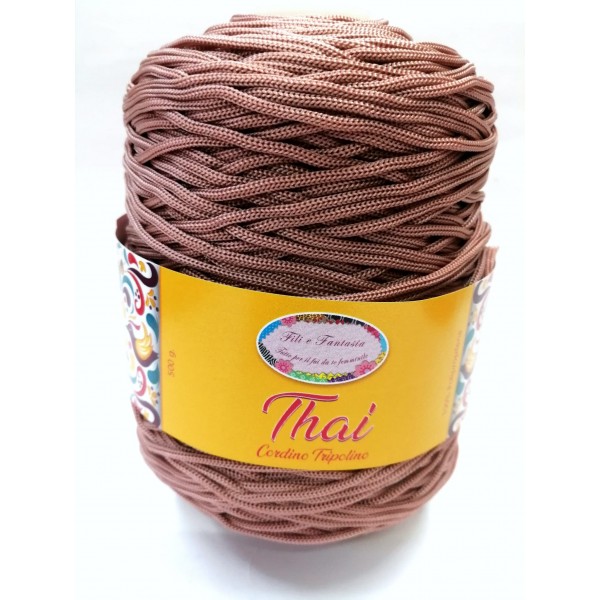 Cordino cordoncino Thai 500 gr. per borse, centri e varie, ferri uncinetto 3,5/4,5