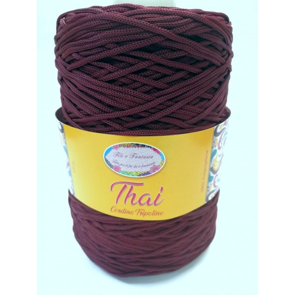 Cordino cordoncino Thai 500 gr. per borse, centri e varie, ferri uncinetto 3,5/4,5