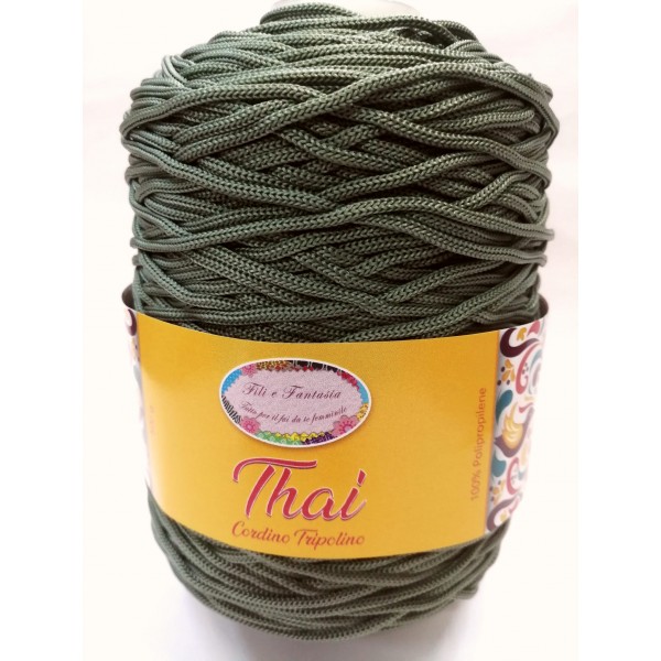 Cordino cordoncino Thai 500 gr. per borse, centri e varie, ferri uncinetto 3,5/4,5