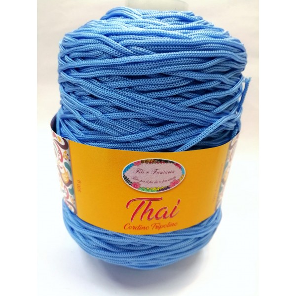 Cordino cordoncino Thai 500 gr. per borse, centri e varie, ferri uncinetto 3,5/4,5