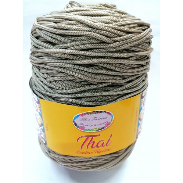 Cordino cordoncino Thai 500 gr. per borse, centri e varie, ferri uncinetto 3,5/4,5