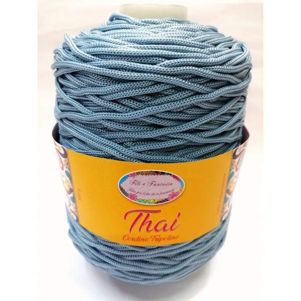 Cordino cordoncino Thai 500 gr. per borse, centri e varie, ferri uncinetto 3,5/4,5