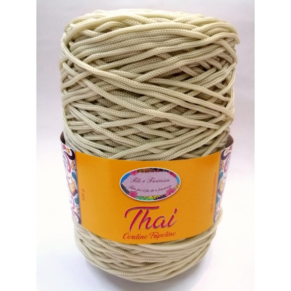 Cordino cordoncino Thai 500 gr. per borse, centri e varie, ferri uncinetto 3,5/4,5
