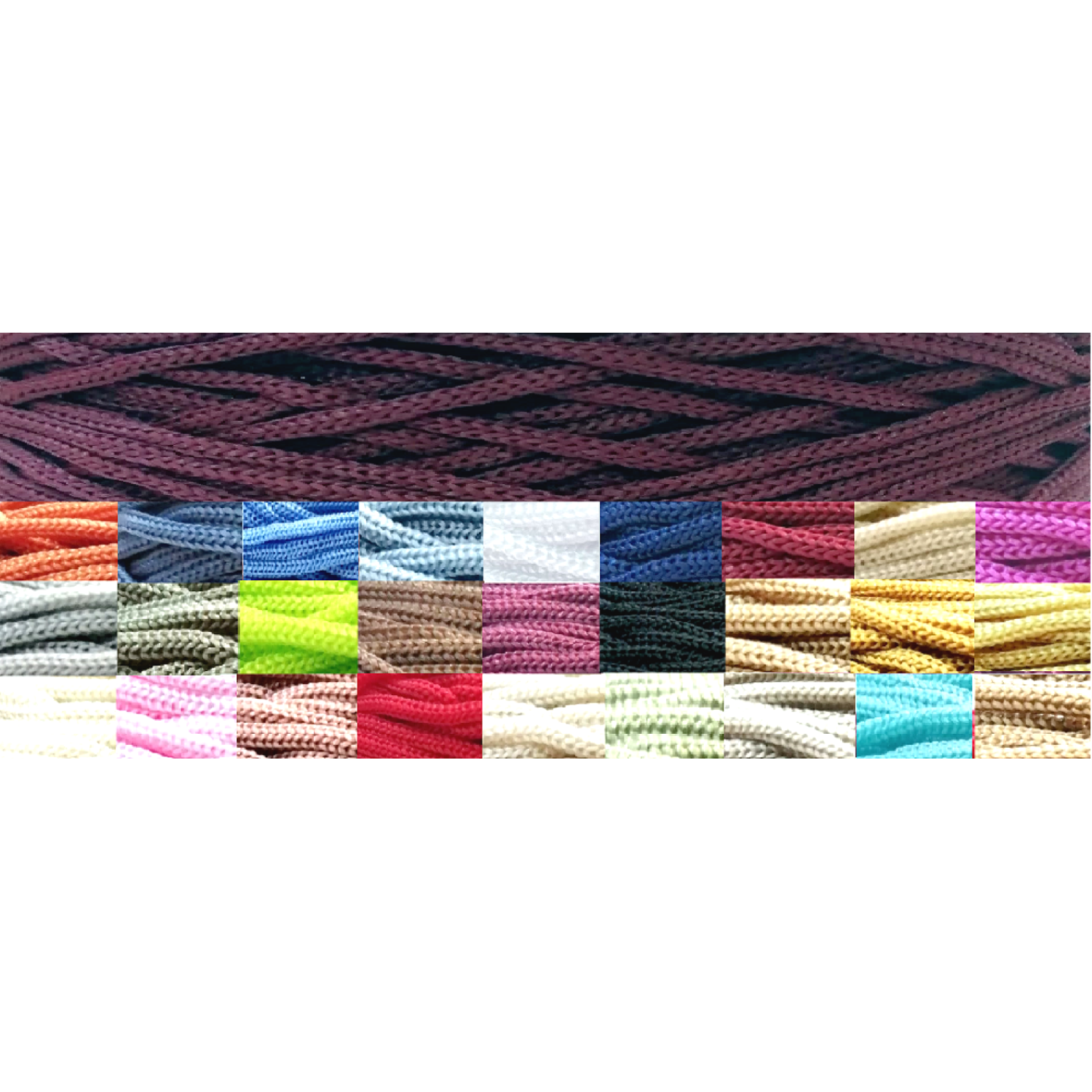 Cordino cordoncino Thai 500 gr. per borse, centri e varie, ferri uncinetto 3,5/4,5