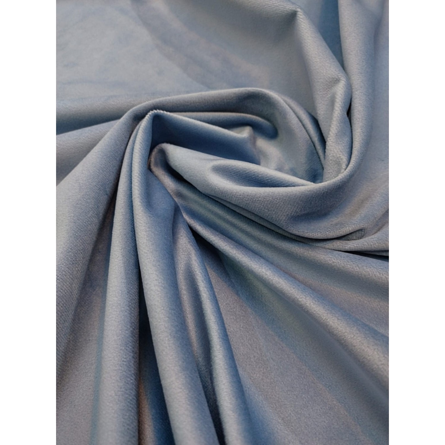 Tessuto velluto h. 140/150 cm. (350 gr. mtq) 100% poliestere taglio da 50x145 cm. vari colori