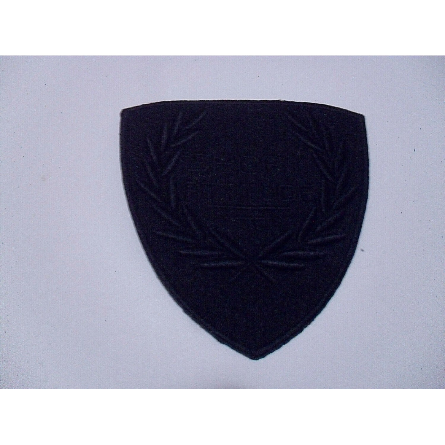 TOPPA PATCH RICAMO TESS. "SPORT ATTITUDE" TERMO O DA CUCIRE DIMENSIONI 7X6,7 CM.