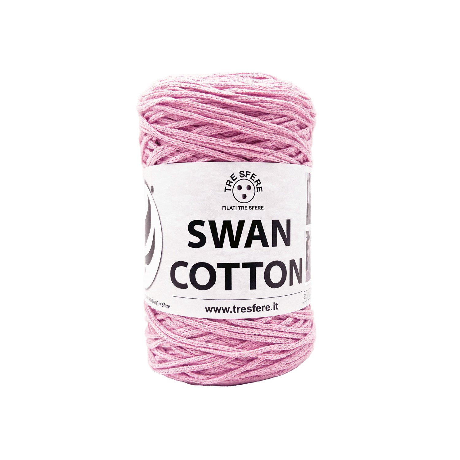 Cordino Tre Sfere Swan® Cotton 250 gr. x borse e varie ferri uncinetto 2/4