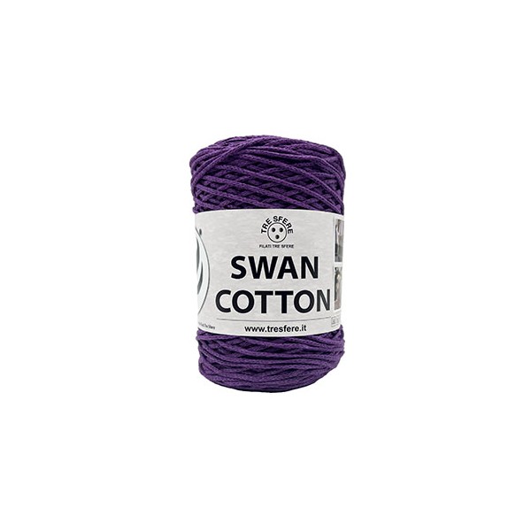 Cordino Tre Sfere Swan® Cotton 250 gr. x borse e varie ferri uncinetto 2/4