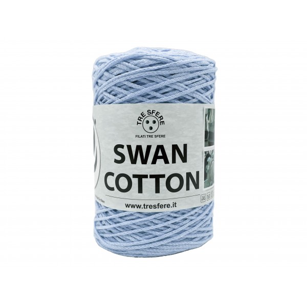 Cordino Tre Sfere Swan® Cotton 250 gr. x borse e varie ferri uncinetto 2/4