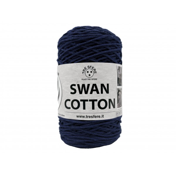 Cordino Tre Sfere Swan® Cotton 250 gr. x borse e varie ferri uncinetto 2/4