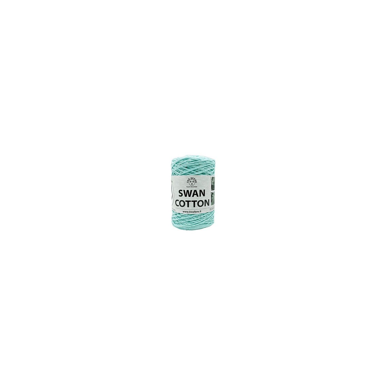 Cordino Tre Sfere Swan® Cotton 250 gr. x borse e varie ferri uncinetto 2/4