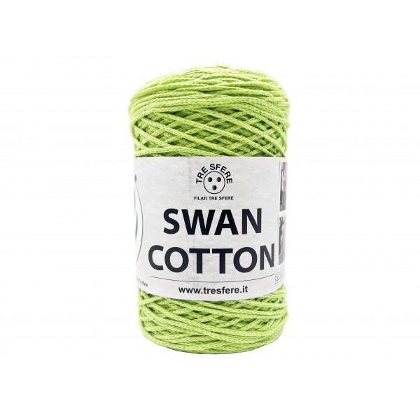 Cordino Tre Sfere Swan® Cotton 250 gr. x borse e varie ferri uncinetto 2/4
