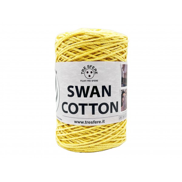 Cordino Tre Sfere Swan® Cotton 250 gr. x borse e varie ferri uncinetto 2/4