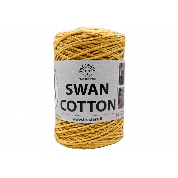 Cordino Tre Sfere Swan® Cotton 250 gr. x borse e varie ferri uncinetto 2/4