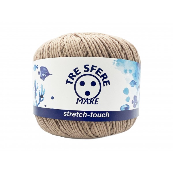 Gomitolo da 50 gr. 125 mt. mare stretch touch adatto per costumi - Tre Sfere