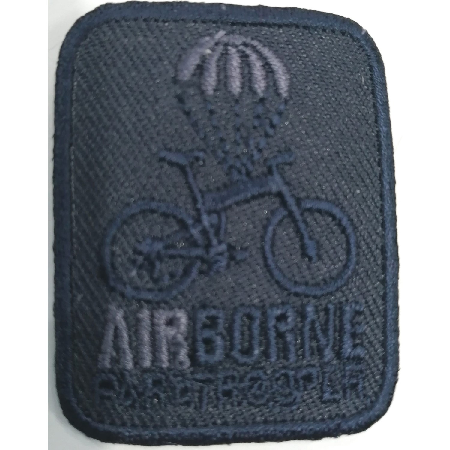 Toppa patch ricamo "Airborne" 003 tessuto termoadesiva o cucire dimensioni 4,6x3,6 cm.