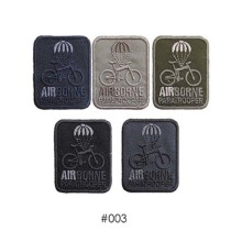 Toppa patch ricamo "Airborne" 003 tessuto termoadesiva o cucire dimensioni 4,6x3,6 cm.