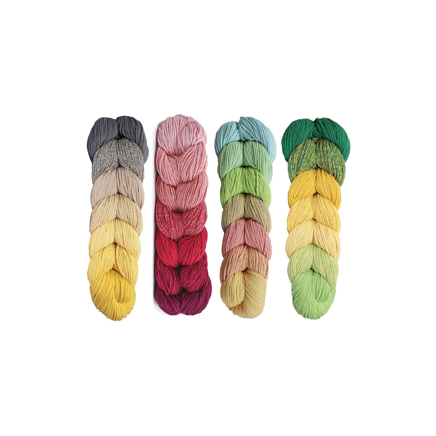 Cordino Cotone Treccia Rio 70% cotone 30% poliestere Tre Sfere treccia da 250 gr.