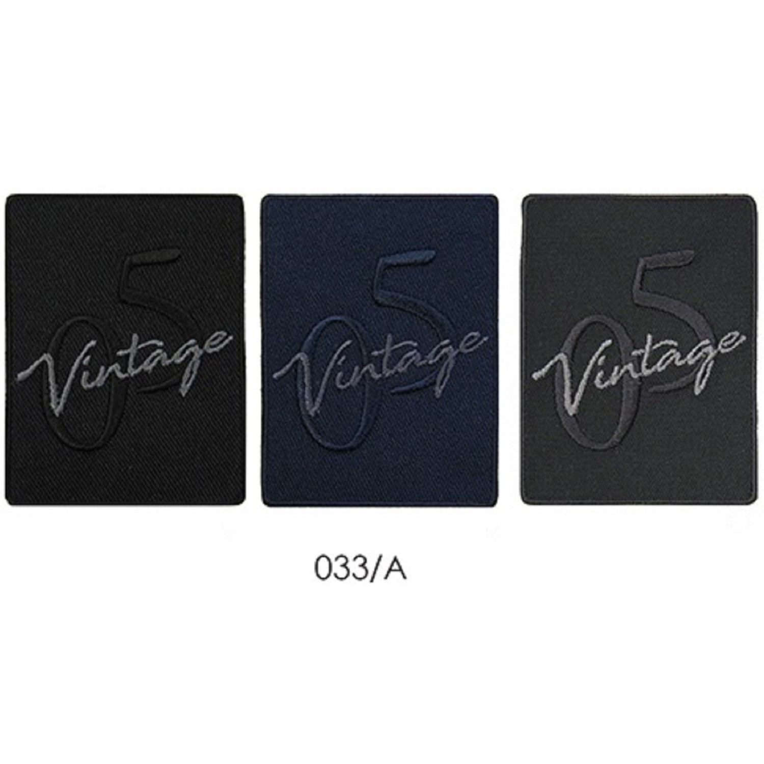 Toppa patch ricamo su tessuto "Vintage 05" 033a termo o cucire dimensioni 7x5,3 cm.