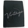 Toppa patch ricamo su tessuto "Vintage 05" 033a termo o cucire dimensioni 7x5,3 cm.