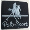 Toppa patch ricamo su tessuto "Polo Sport" 039 termo o cucire dimensioni 5x5 cm.