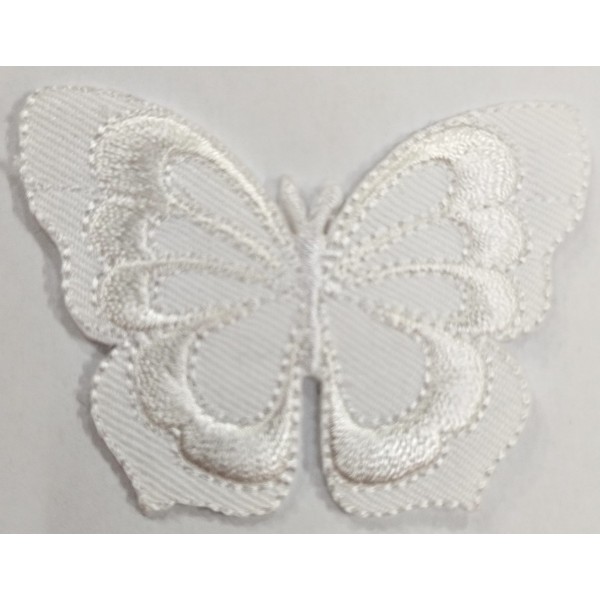 Toppa patch applicazione 079B o 098B ricamo farfalla termo o cucire varie misure