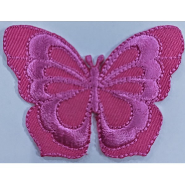 Toppa patch applicazione 079B o 098B ricamo farfalla termo o cucire varie misure