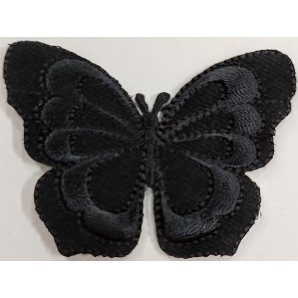 Toppa patch applicazione 079B o 098B ricamo farfalla termo o cucire varie misure