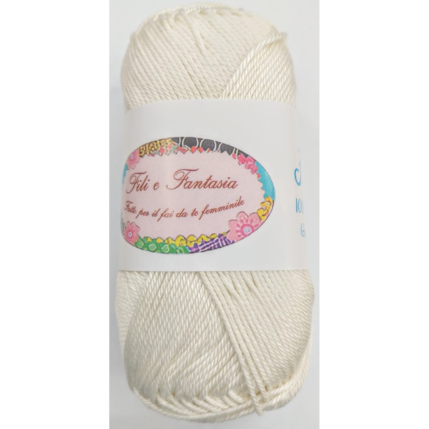 Gomitolo da 50 gr. "Furore" Fili e Fantasia 100% cotone gasato mercerizzato 125 mt. alta qualità (64 colori)