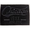 Toppa patch applicazione 102A ricamo "Chicago 19XX Athletic" termo o cucire misura 6x8,2 cm.