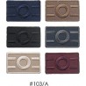 Toppa patch applicazione 103A ricamo "Cerchio" termo o cucire misura 1,8x4,4 cm.