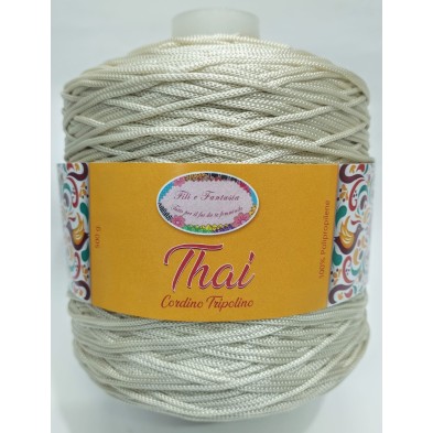 Cordino cordoncino Thai 500 gr. per borse, centri e varie, ferri uncinetto 3,5/4,5