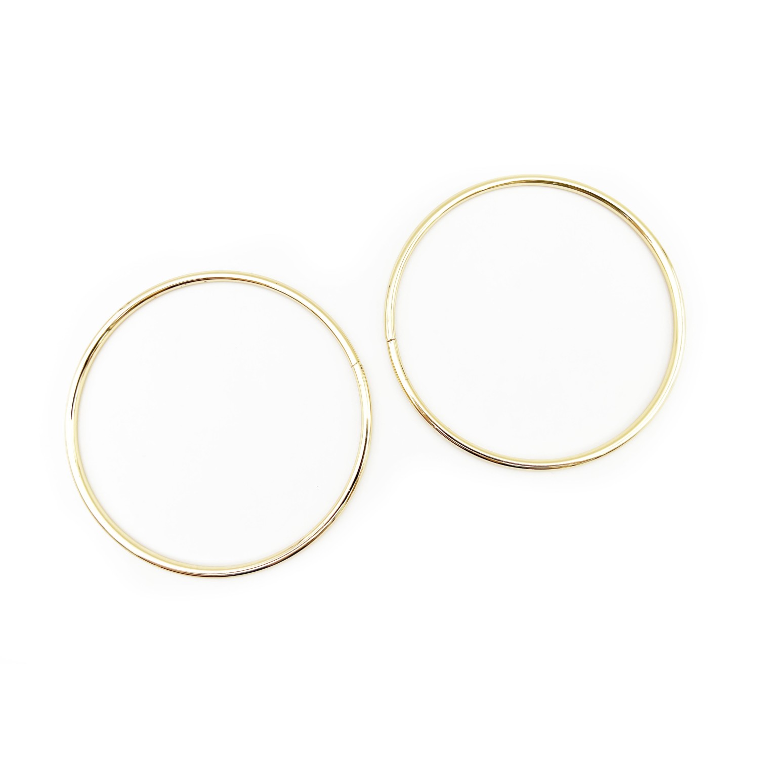 1 Coppia di manici per borsa metallo cerchio varie misure