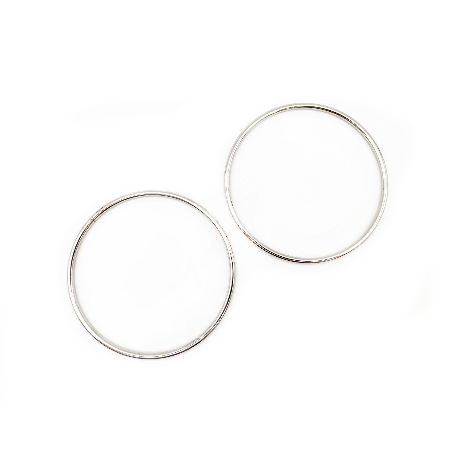 1 Coppia di manici per borsa metallo cerchio varie misure