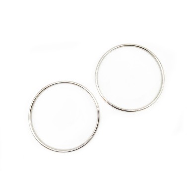 1 Coppia di manici per borsa metallo cerchio varie misure